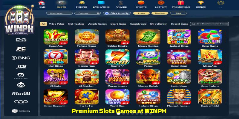 Premium Slots Games at WINPH 